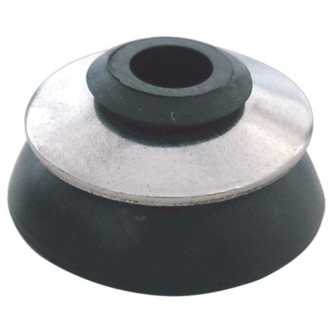 CAPPELLOTTO CON GOMMA EPDM (cf. 100 pz.) col. Inox