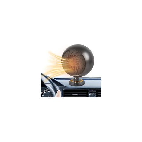 Chauffage de voiture, 12 V 150 W, désembueur et dégivreur de pare-brise portable, 2 en 1, dégivreur rapide pour voiture, ventilateur de pare-brise avec ventouse (1/3)