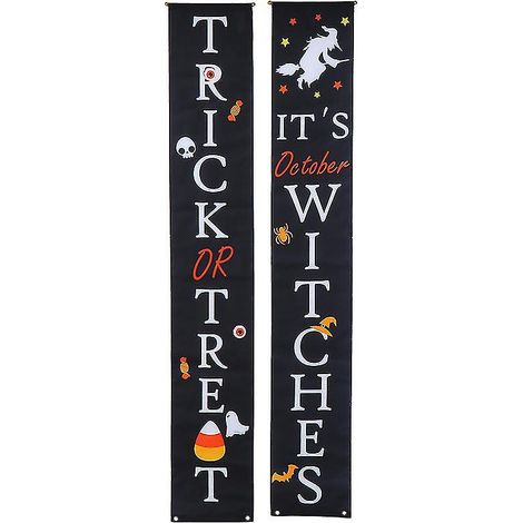 1 ensemble de décorations de porte pour Halloween