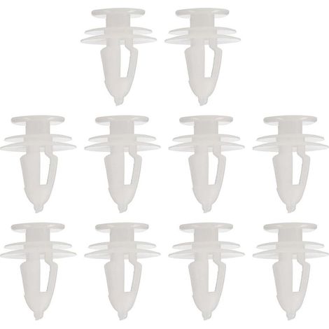 10 clips de retenue de panneau de porte, clips de pare-chocs, rivets de remplacement pour Chrysler 6504014 (1/5)