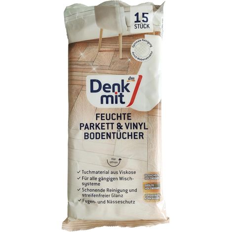 Lot de 15 lingettes humides pour parquets et stratifiés - délicatement parfumées, 1er Set (1/5)