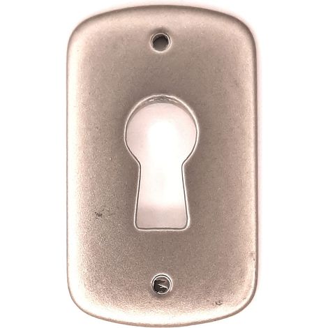 cyclingcolors Bocchetta rosette chiave per mobili in zama finitura nichel armadi mobili 24 x 40 mm