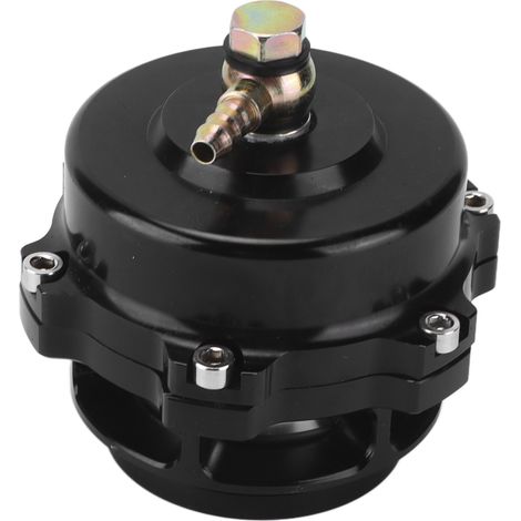 Soupape de décharge turbo V-band noire 50 mm à souder, bride en métal et caoutchouc, 35 psi, universelle pour voiture (1/5)