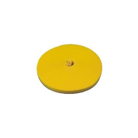 Label-the-cable PRO 1240 cinta velcro amarilla 25 metros