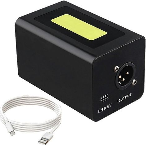 Alimentations AntiNoise 48V Phantoms : conversion stable, transmission stable, faible bruit, source d'alimentation pour interviews (1/4)
