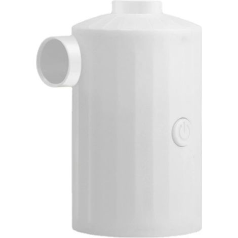 Pompe à air portable sans fil pour la compression sous vide, le gonflage des matelas gonflables pour piscines blanches.