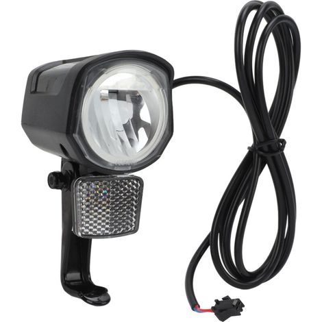 Phare avant pour vélo électrique, lumière LED 12V-72V, connecteur SM 2 broches, durable en ABS, éclairage puissant pour e-bike (1/5)