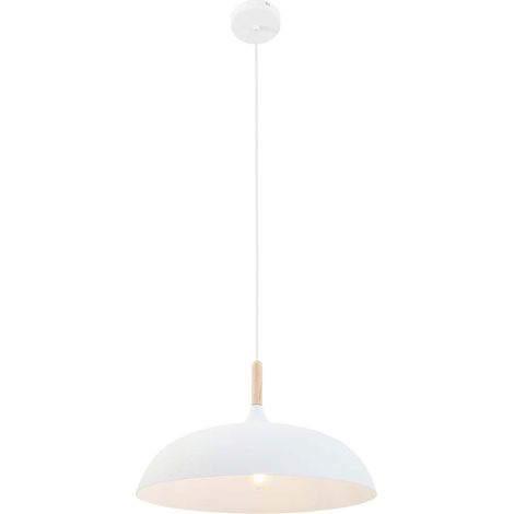 Sienna Bjorr Dome Pendel-Deckenleuchten Weiß Matt, Holz Klar (1/5)
