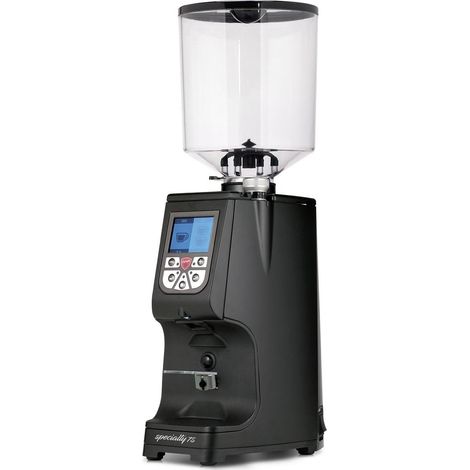 Eureka Atom Specialty 75 molino de café negro mate compacto