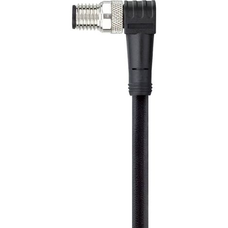 Escha 8043769 Connettore confezionato per sensore o attuatore M8 Spina angolata 2.00 m Numero di poli: 4 1 pz. (1/3)