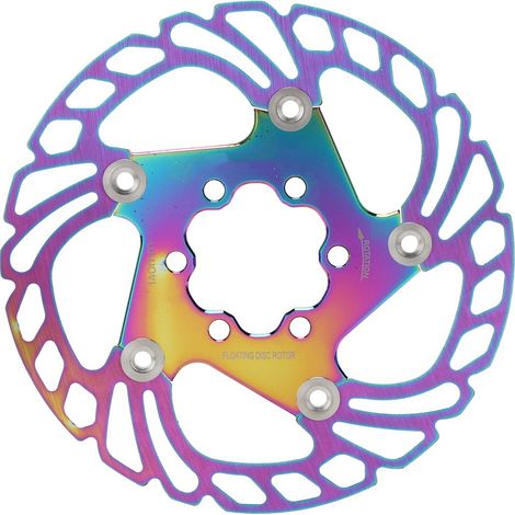 Disque de frein à 6 trous 140mm pour vélo de montagne, accessoire vélo en couleur plaquée (1/5)