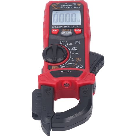 LCD-Strom-, Spannungs- und Widerstandszangen-Voltmeter, Amperemeter, LED-Taschenlampe, AC/DC-Elektro-Digitalmultimeter, Zangenmessgerät (1/5)
