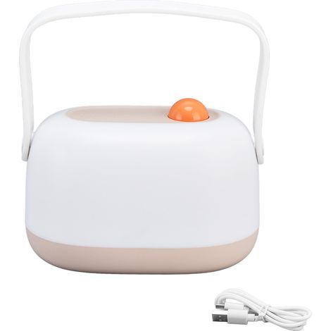 Lampe Veilleuse LED Portative avec Réglage Progressif - Lumière Blanche Douce 3000K, Matériau ABS Résistant, 1800mAh - Fonction de Charge Portable