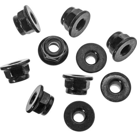 Nylon Locknut M4 Black (10)