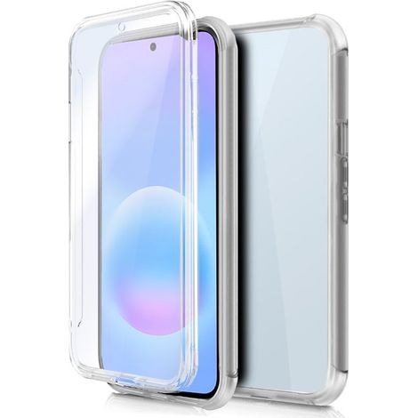 Funda COOL Silicona 3D para Samsung A576 Galaxy A57 5G (Transparente Frontal + Trasera)