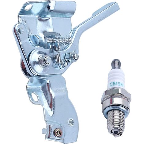 Ensemble de levier de commande des gaz pour Honda GX140 GX160 GX200 moteurs 5,5HP 6,5HP Générateur de moteur Pompe à eau avec bougie à remplacer 16500-ZH8-823 (1/5)