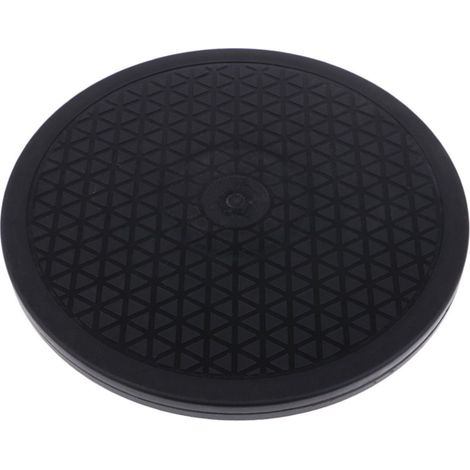 360° drehbare Plattform (30 cm) mit Stahlkugellagern, Universalständer, 30 cm rutschfeste Plattform, drehbarer Kunststofffuß