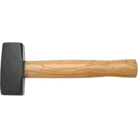 Martello a doppia faccia da 1250 g con manico in legno.