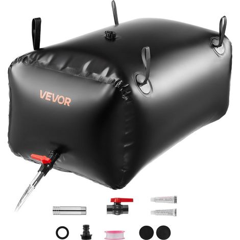 240 L Réservoir d'Eau Souple Vessie de Stockage Pliable pour Irrigation Jardin et Camping Sac PVC Résistant (1/5)