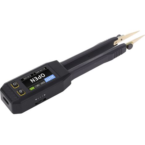 Pince multimètre numérique ESR SMD portable compacte haute précision mesure composants électroniques (1/5)
