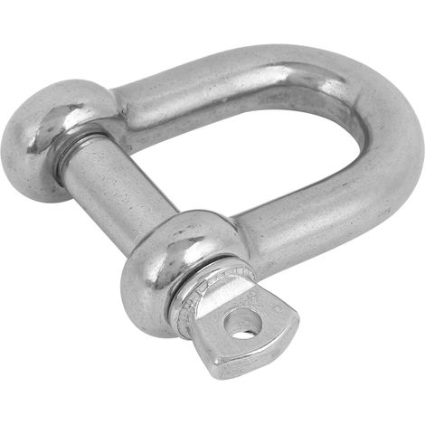 Manille en D en acier inoxydable pour chaînes d'extérieur et levage par câble métallique M18 (1/5)