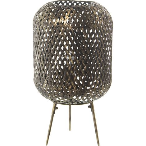 Lampe de salon design en métal laiton élégant - Laiton poli (1/3)