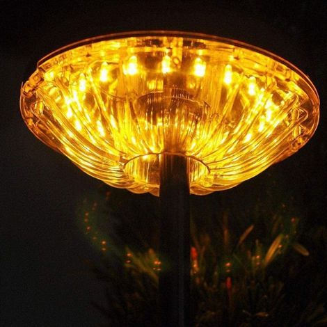 Lumière pour parasol LED 20 avec clamp auto-ajustant ABS waterproof IP65 camping jardin plage lumière douce 220mm (1/4)