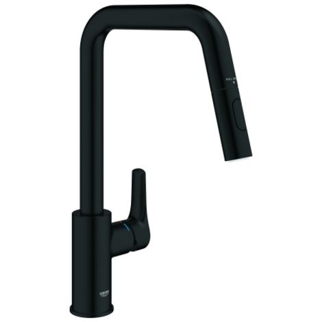Mezclador monomando de fregadero Grohe Eurosmart, 221 mm de (1/4)