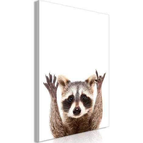 Quadro - Raccoon (1 Part) Vertical - 80x120 (1/4)