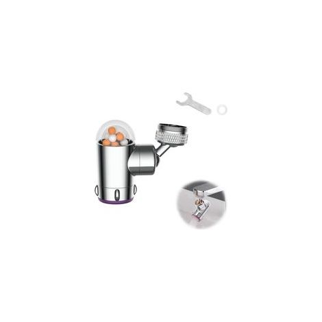 Lntyq Wasserhahn-Luftsprudler, Küchenarmatur-Luftsprudler mit medizinischem Steinfilter, 360°-Luftsprudler für die Küche, zwei Wasserauslassmodi, für Küche und Bad (1/5)