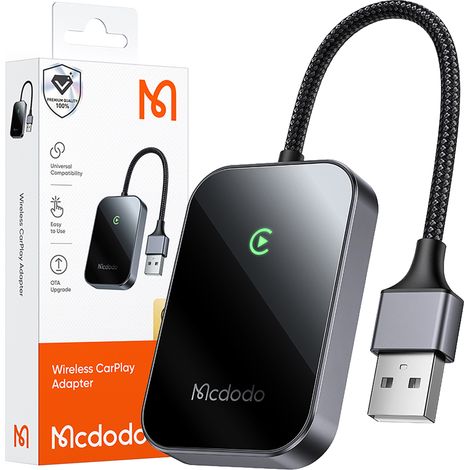 Adattatore wireless Mcdodo per Apple CarPlay, Bluetooth wireless, USB, USB-C (1/5)