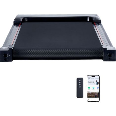 Tapis de course pliable sous bureau, inclinaison réglable, 120 kg, moteur 2,5 CV, télécommande, écran LED, Bluetooth, pour domicile et bureau. (1/5)