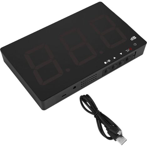 SNDWAY 9.6" USB-powered LCD Digital Sound Level Meter 30130dB Noise Tester