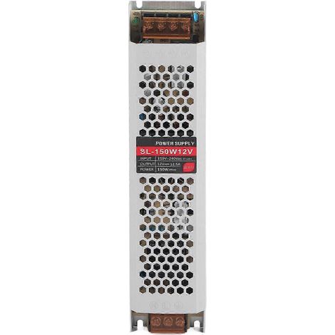 Alimentation LED étanche 150W CTN Series, transformateur driver 12V pour éclairage, entrée AC190-240V, convertisseur de puissance IP67, alimentation basse tension pour bandeaux et spots. (1/5)