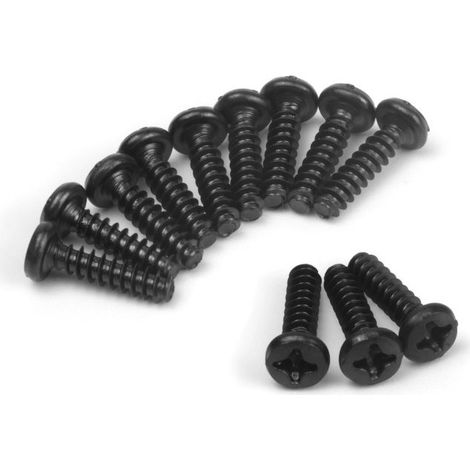 Pan Head Tapping Screws PBHO3×12mm (12pcs)