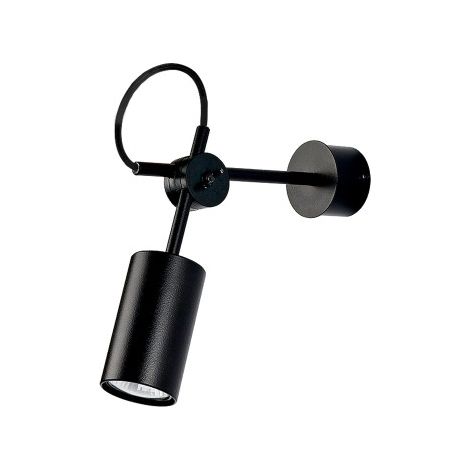 Applique da parete Nowodvorski Eye nera metallo GU10 1x10W