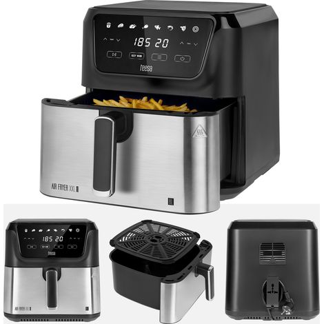 Teesa digitale Heißluftfritteuse XXL 8L 1700W große Schüssel (1/5)