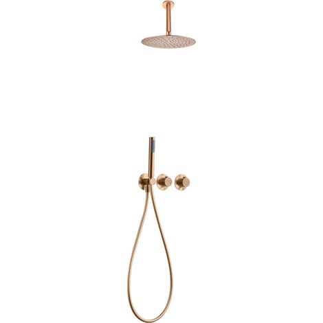 IMEX - columna ducha empotrada termostática oro (1/5)