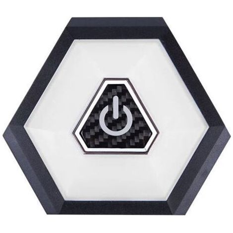 Lampe De Plafond - LED Rechargeable - Pour Intérieur De Voiture Coffre Toit - 10.5x9.2x1.2 Cm - Avec Plaque Magnétique - 1 Unite (1/5)