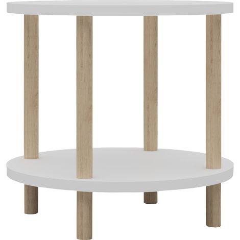 Mesa auxiliar 49 x 42 cm blanca 030010971 (1/3)