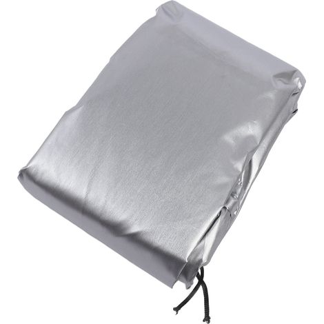Housse IBC pour citerne d'eau 1000L extérieur imperméable anti-poussière toile oxford 210D argenté (1/5)