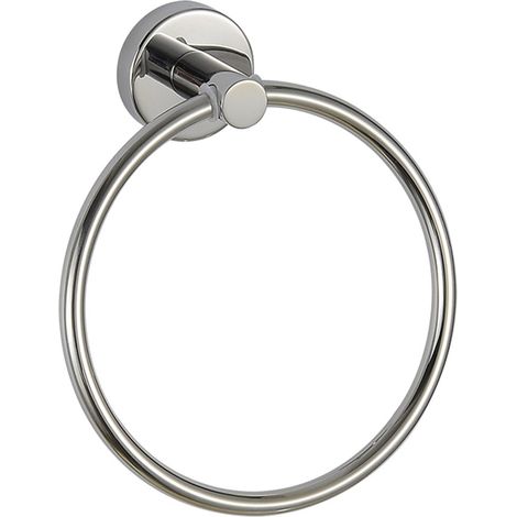 Portasalviette ad anello da muro in acciaio inox AISI 304 Gedy 5070 serie PROJECT Cromato