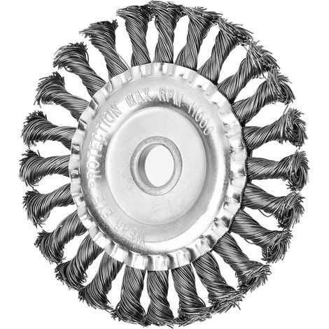 Brosse métallique antirouille pour meuleuse d'angle avec préfiltre et polissage, 11 000 tr/min (1/5)