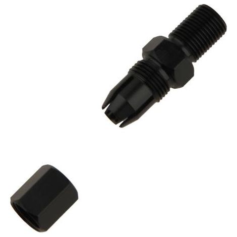 Convient pour l'installation de raccords de réparation pour les flexibles de freins à disque hydrauliques de vélo (noirs). (1/5)