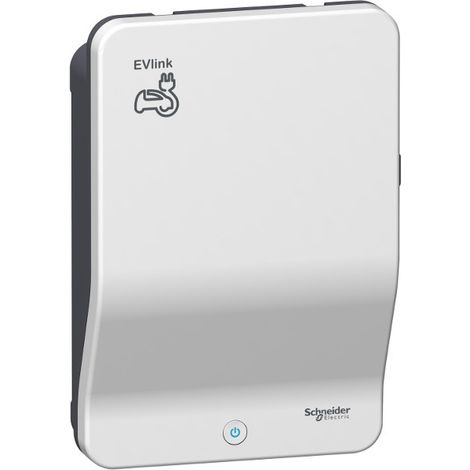 Schneider Electric – Station de recharge EVlink Wallbox Plus – 1P T2S mono – 32 A – 7 kW – Protection intégrée pour usage intensif