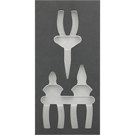 Module d'outils 1/3 vide pour pince VDE FORTIS (1/2)