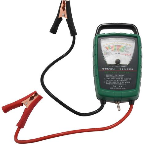 Testeur de batterie automobile/alternateur/test de démarrage Ty6402 500A 2V 6V 12V - Facile à utiliser (1/5)