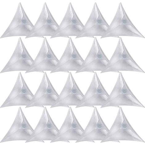 Stück transparente dreieckige Eckenschützer aus PVC für