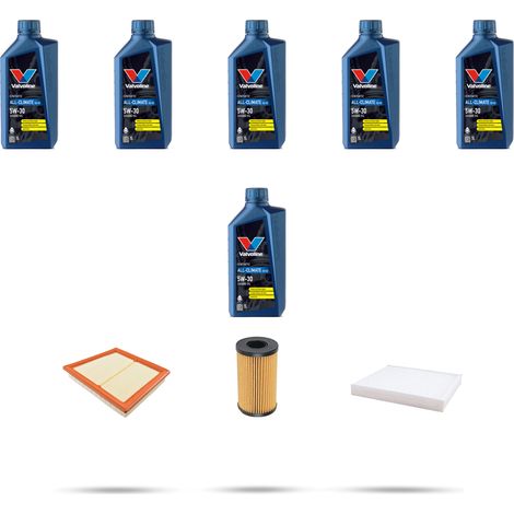 Kit tagliando 3 FILTRI e 6L OLIO compatibile con Land Rover Discovery Sport 2.0 177kw dal 2014 (1/5)