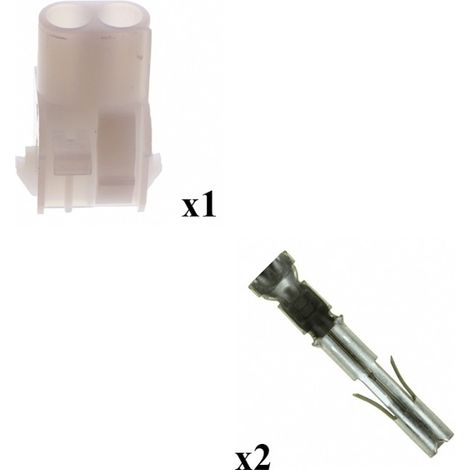 Kit Connecteur Mate n lok  Femelle avec born Femelle 2 Voies